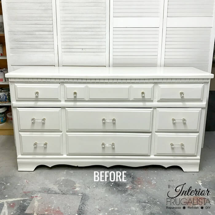 Vintage 9 Drawer Dresser From Glossy To Farmhouse Charm The