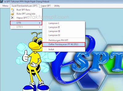 Daftar Pembayaran PP 46/2013 Tidak Ada di eSPT Tahunan PPh OP 1770