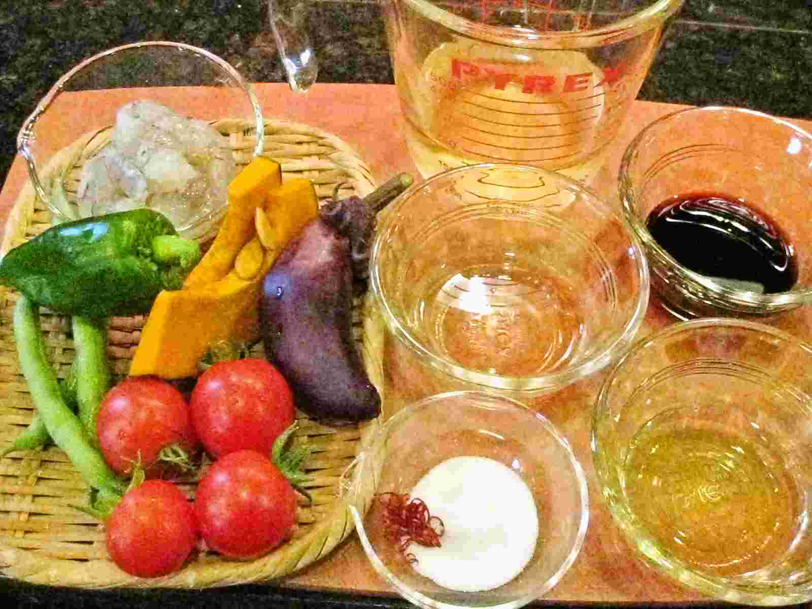 Recipes for Tom Ebi to yasai no nanbanzubitashi / prawns and