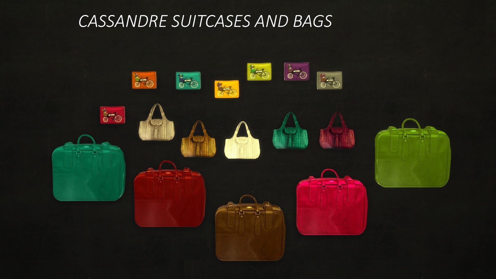 Sims 4 CC's The Best Decorative Handbags by Leo Sims