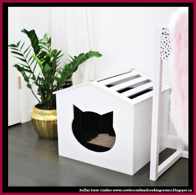 Dollar Store Crafter Make This Cute Litter Box Cover