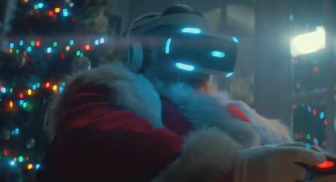 Pubblicità PlayStation augura Buon Natale con Foto - Testimonial Spot PlayStation 2017