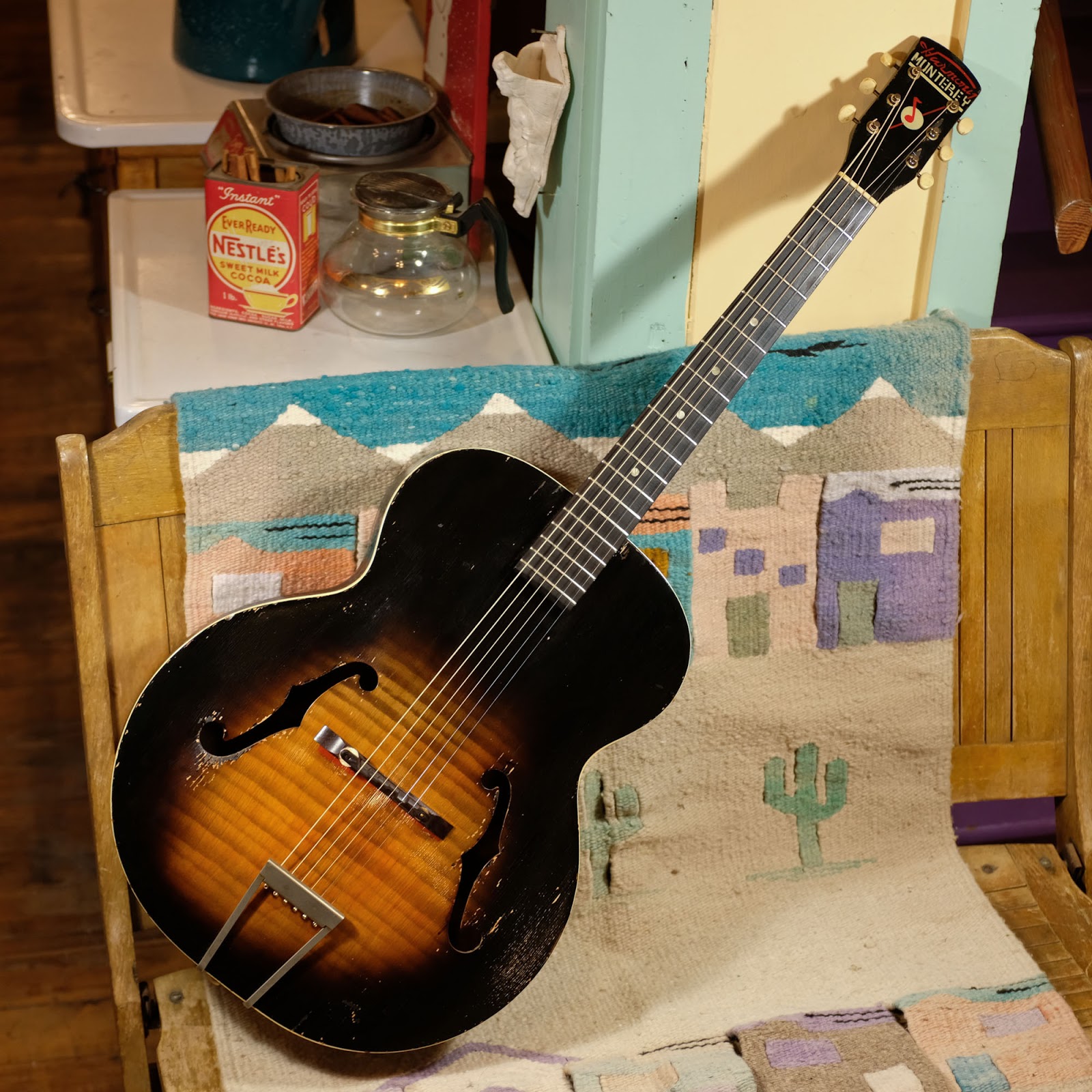 1950s Harmony H950 Monterey Archtop Guitar