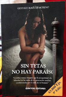 Portada del libro Sin tetas no hay paraíso, de Gustavo Bolívar Moreno