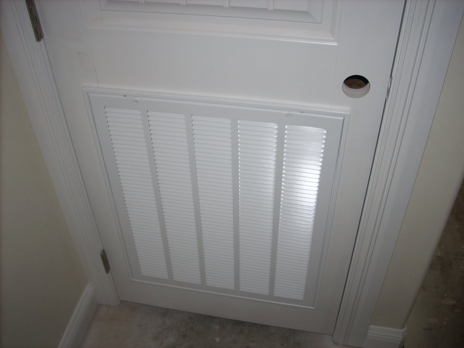Perk Lane House Construction AC Units and Doors