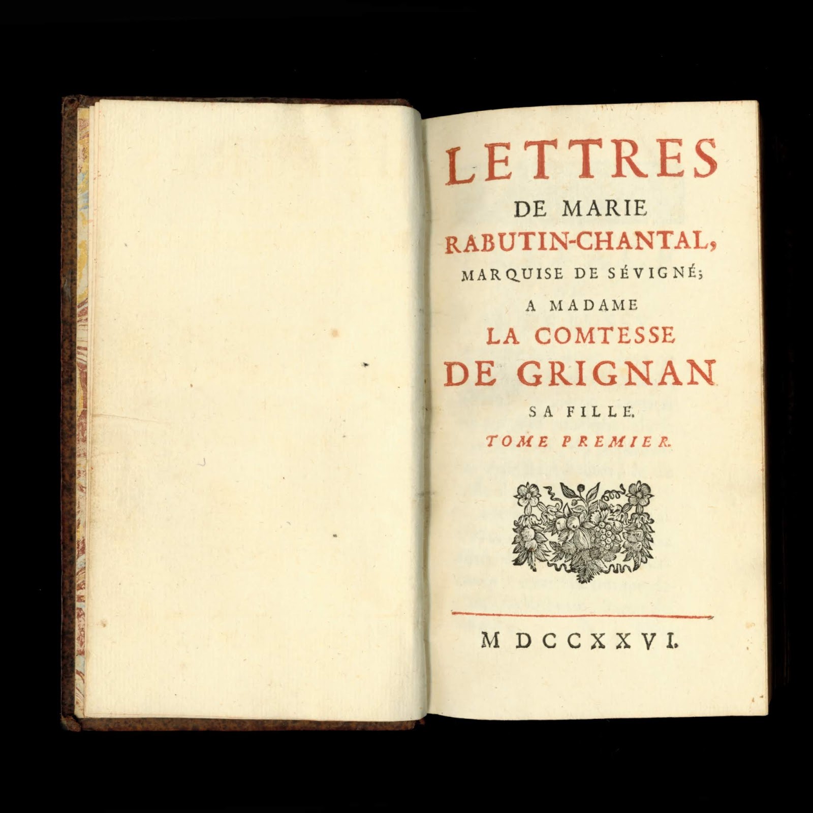 Librairie L Amour Qui Bouquine Beaux Livres Anciens Et Modernes Bibliophilie Marquise De Sevigne Marie De Rabutin Chantal Lettres 1726 Rare Edition Primitive Contrefacon De L Edition De Rouen Parue La Meme Annees