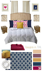 mood bedroom board teal palette scheme colors
