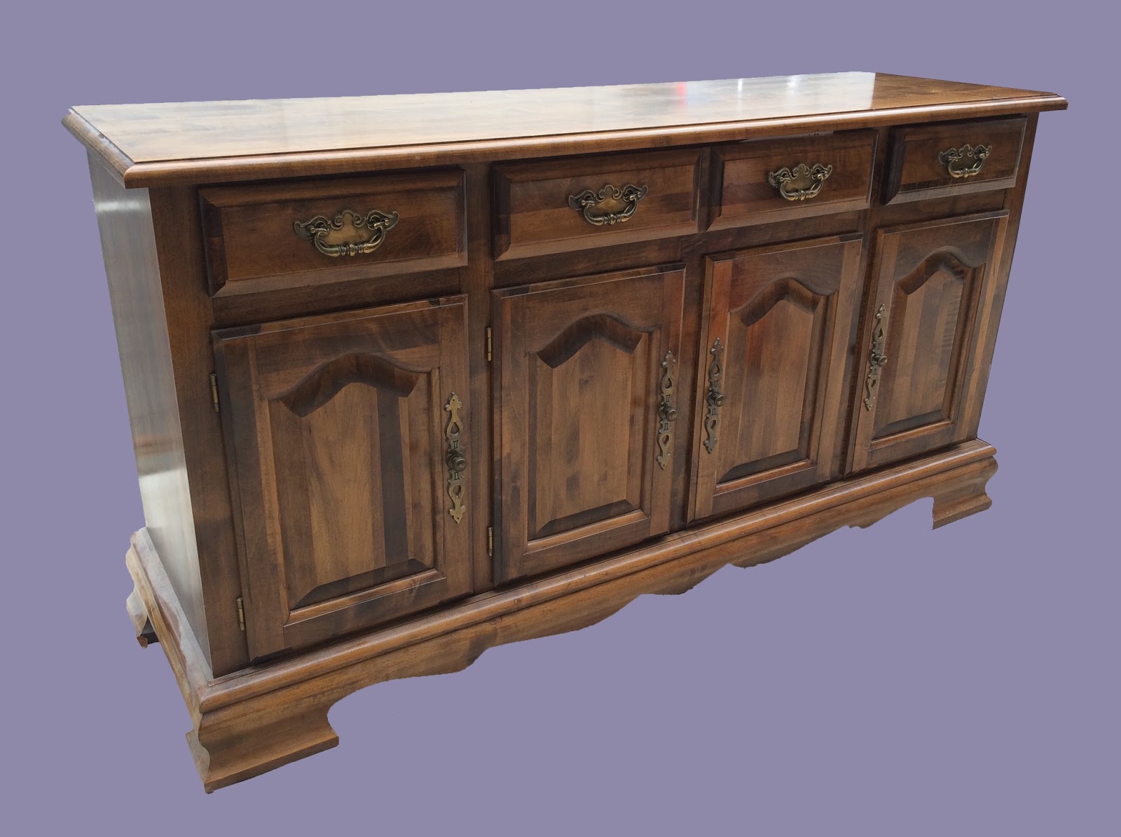 Uhuru Furniture & Collectibles 4Drawer Wood Buffet 95 SOLD