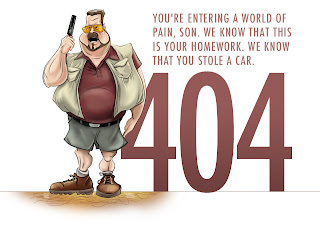 Custom 404 pages for blogger