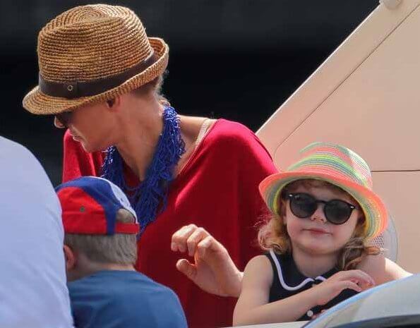 Princess Charlene, Prince Albert and their children Hereditary Prince Jacques and Princess Gabriella are taking a holiday in Corsica