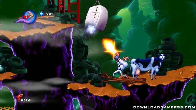 Earthworm Jim HD PSN   Download game PS3 PS4 PS2 RPCS3 PC free - 42