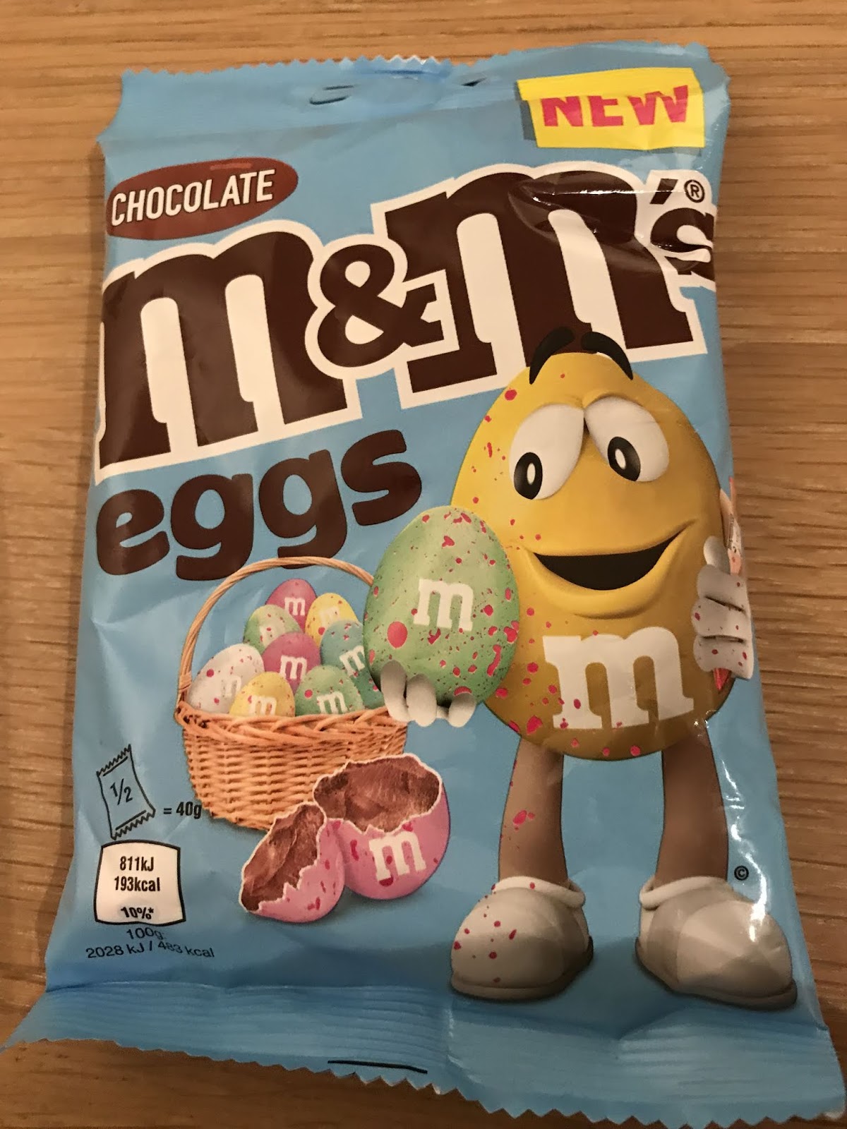 A Review A Day: Today’s Review: M&Ms Eggs