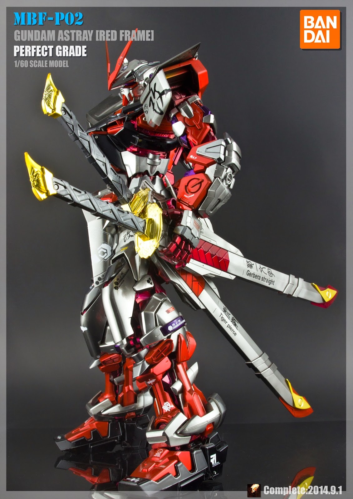 GUNDAM GUY: PG 1/60 MBF-P02 Gundam Astray Red Frame - Painted Build