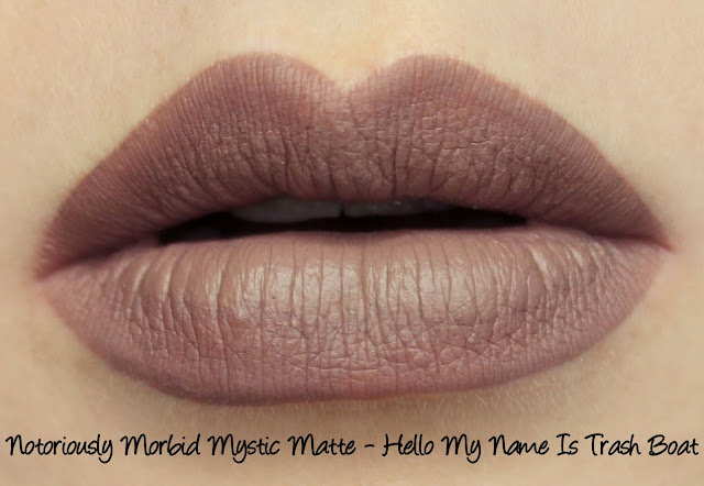 Notoriously Morbid Mystic Matte - Soothsayer Swatches and Review