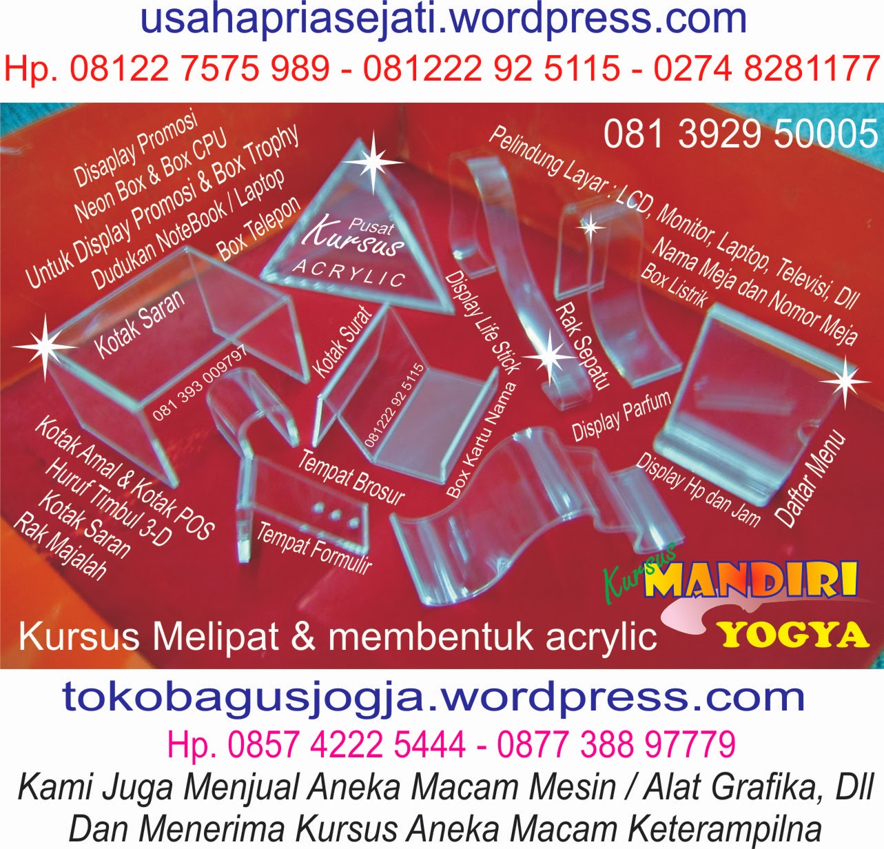 Stempel warna, Flash stamp, Acrylic, Gantungan kunci, Etsa, Grafir