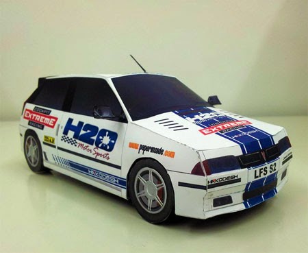 Papercraft - Race Car Live for Speed XFG GTI - Papercraft4u | Free ...