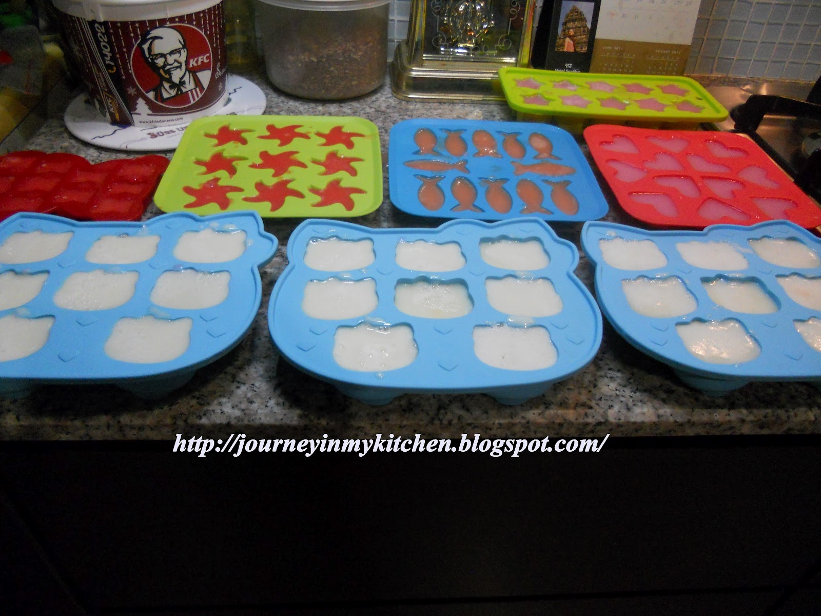 Journey in My Kitchen Hello Jello Hello Kitty