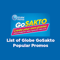 GOSAKTO PROMO 30 Days - Call, Text and Surf | GLOBE UNLI PROMO