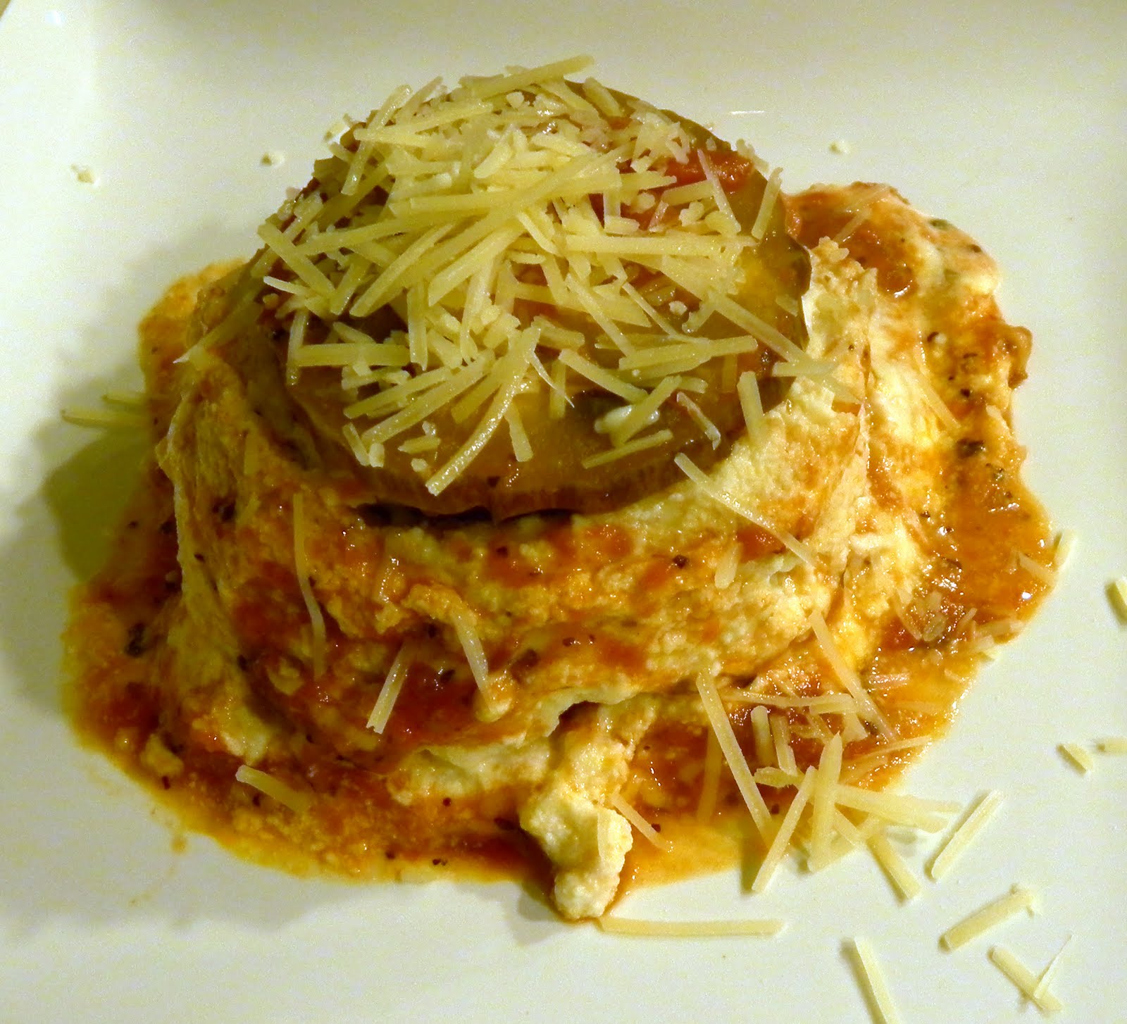 365 Days and 100 Pounds Day 156 Upside Down, Inside Out Eggplant Parm