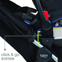 Britax B-Agile 35 Travel System's Click & Go System