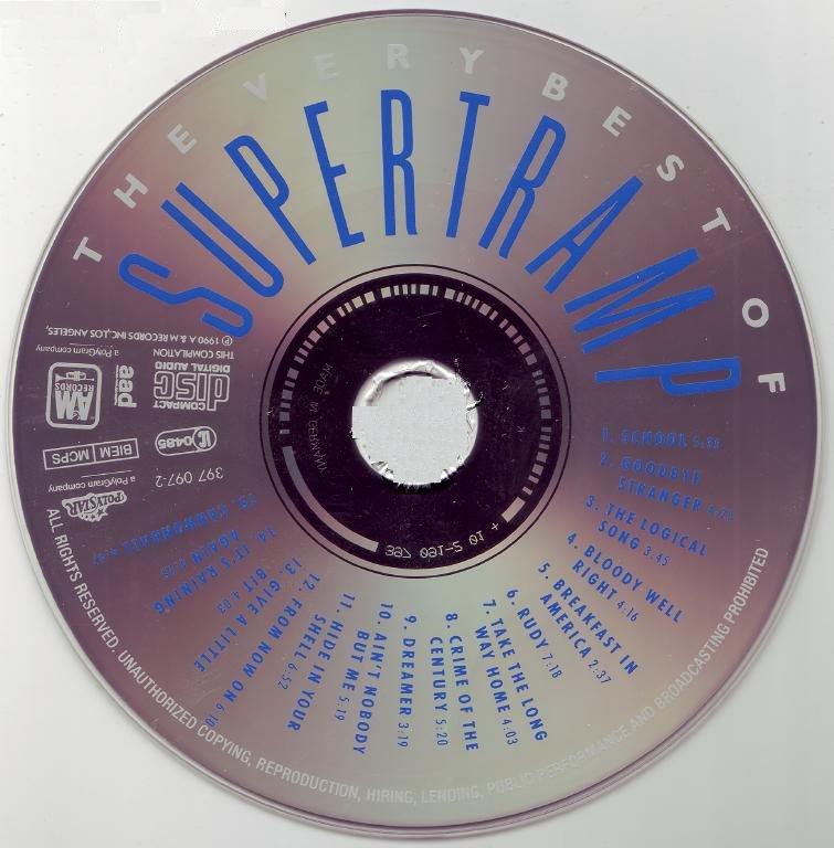 MUSIC REWIND Supertramp The Very Best Of Vol.01 MUSIC REWIND Supertramp The Very Best Of Vol.01