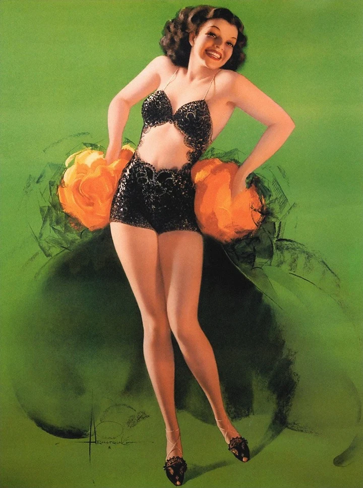 Rolf Armstrong 1889-1960 | American Pin-up painter Rolf Armstrong 1889-1960 | American Pin-up painter