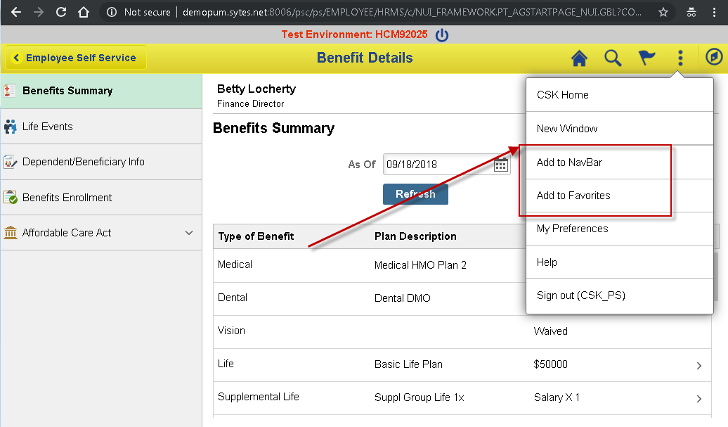 Sasank's PeopleSoft Log Decoupling the 'Add to' Homepages, Favorites