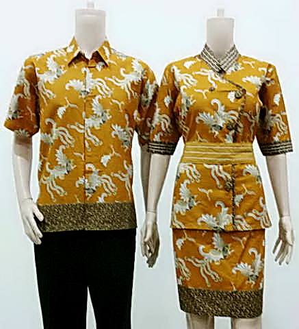 10 Seragam Batik Kantor Sarimbit Modern, Elegan! | Model Baju Batik Kantor