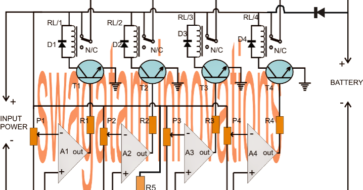 Fast Battery Charger Circuit ~ Electronic Circuit Projects