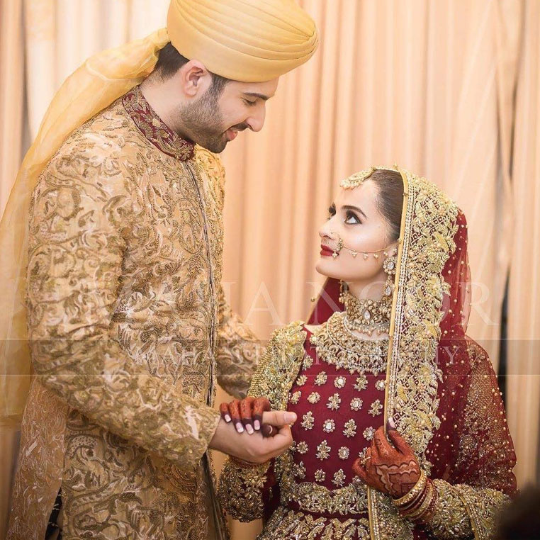 Aiman Khan And Muneeb Butt Wedding Photos Buzzpk