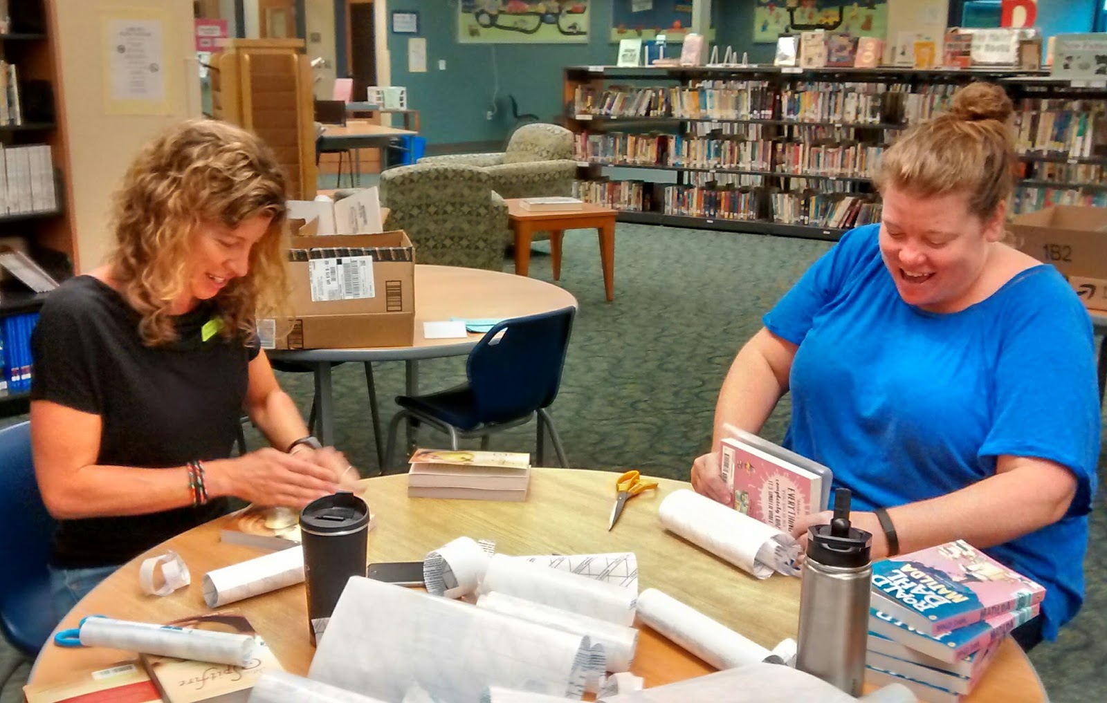 CynthiaParkhill ‘Battle’ books in Bellview library