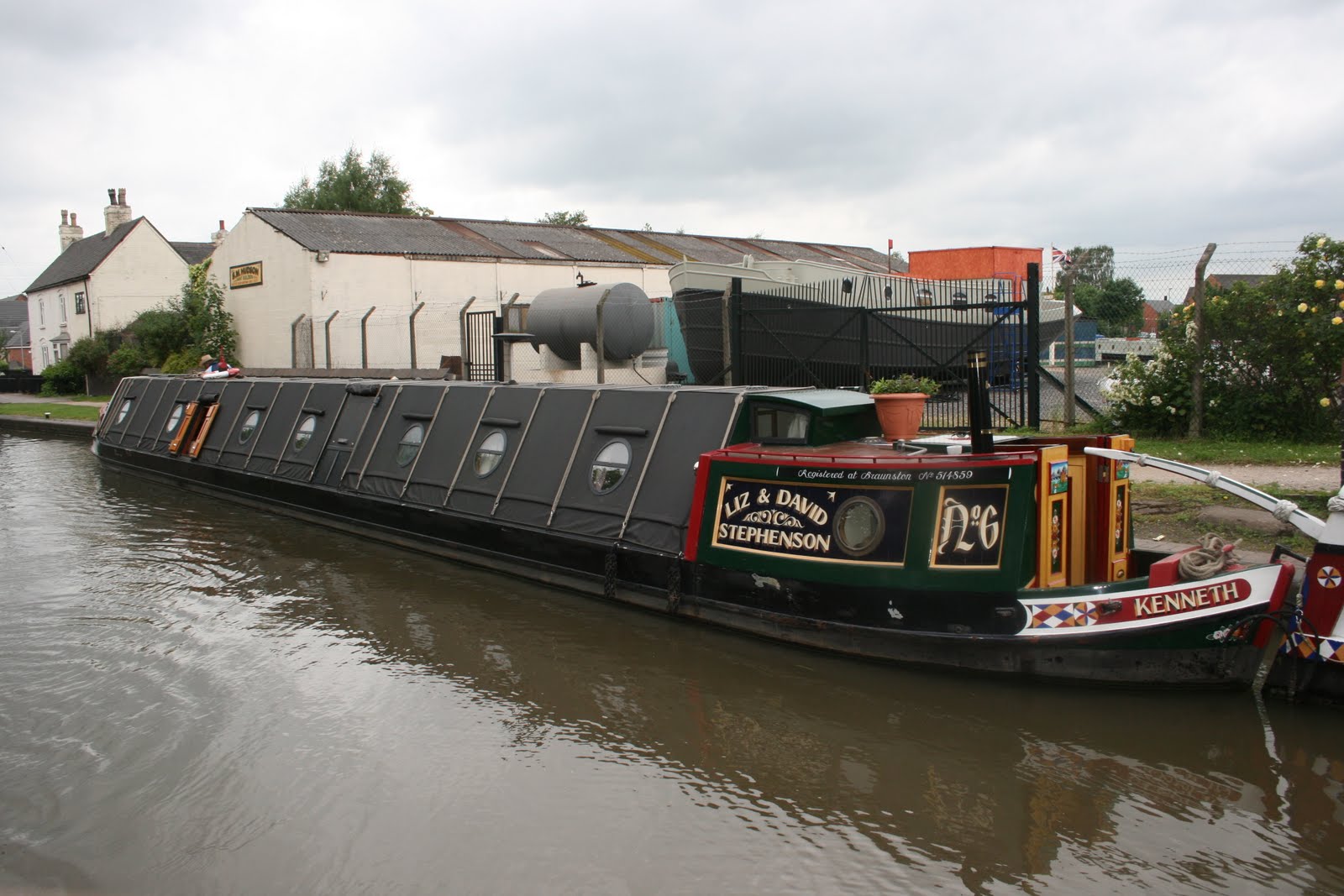 Narrow Boat Albert Bradley Green, Atherstone