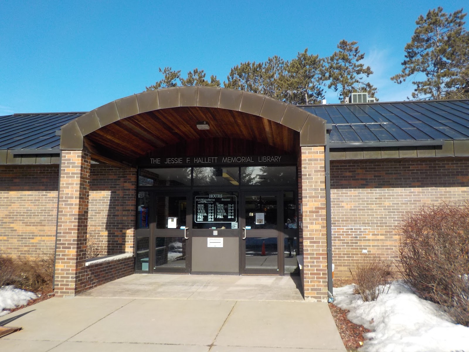 Every Library I Can 437 Jessie F Hallett Library, Crosby, MN