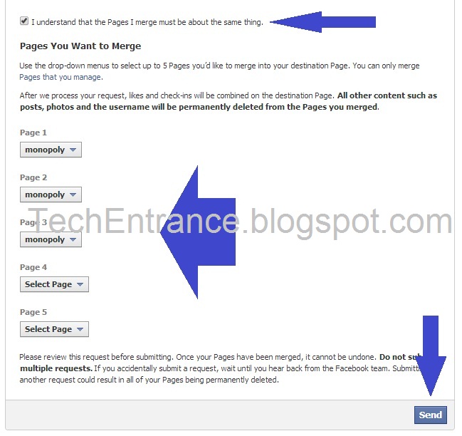 طريقة دمج الصفحات بعد تجاوز الحد المسموح أو عند ظهور رسالة الخطأ ( الطريقة الرسمية ) | Merge Facebook Pages After Limit or Error