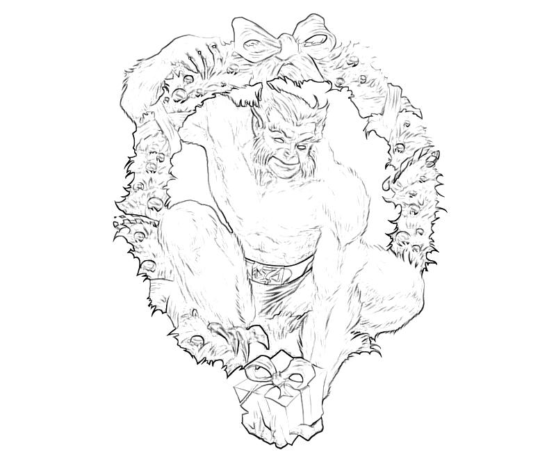 x men coloring pages beast body - photo #37