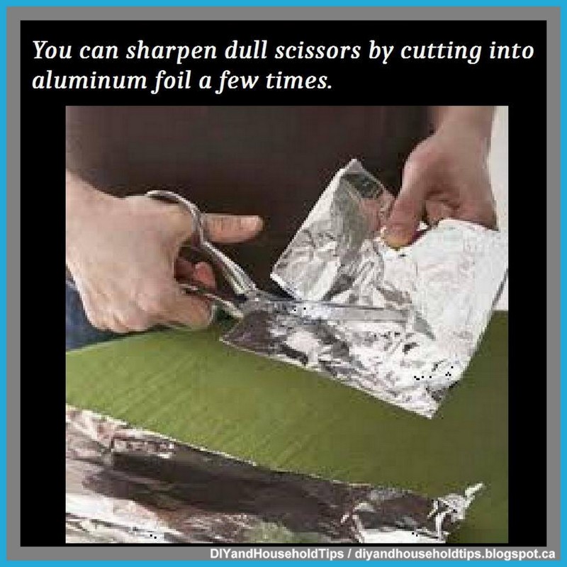 DIY And Household Tips How To Sharpen Scissors