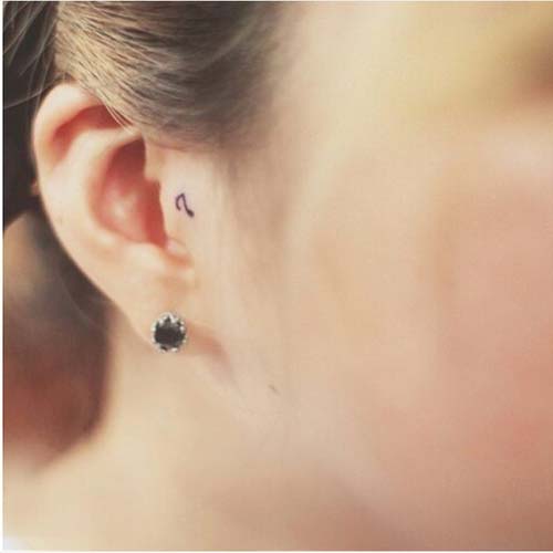 kulak nota dövmesi note tattoo on ear kulak nota dövmesi note tattoo on ear