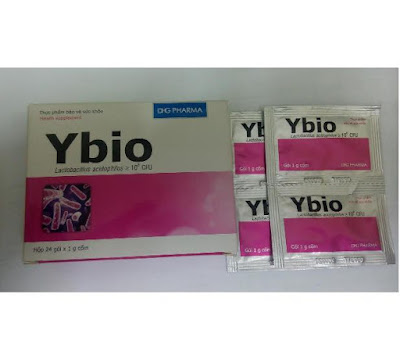 Cốm men vi sinh Ybio của dược Hậu Giang Cốm men vi sinh Ybio của dược Hậu Giang