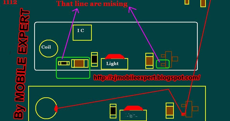 Nokia 1110, 1110i, 1112, 1600, 2310, 2610 LCD Light Missing Problem