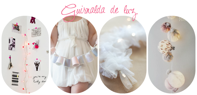DIY guirnalda luces