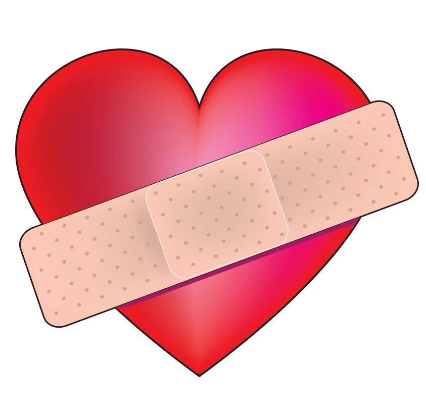Bandaged Heart For Facebook Symbols & Emoticons