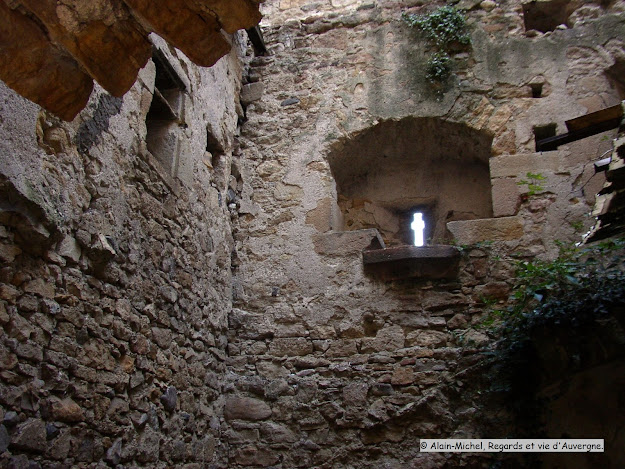 Sauvagnat sainte-Marthe, Puy de Dôme. Ruines du château