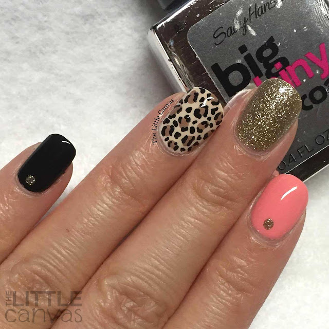 Sally Hansen Big Matte Top Coat Versus Big Shiny Top Coat The Little