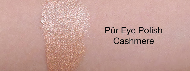 Pur Minerals eye polish cashmere review eyeshadow