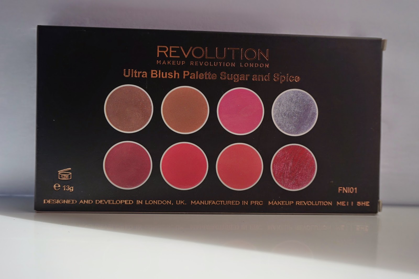 Makeup Revolution Ultra Blush Palette Sugar and Spice- Dusty Foxes Beauty Blog