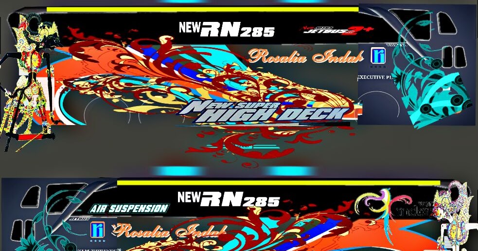 Stiker Bus Simulator Indonesia Keren