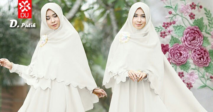 gamis syari pengantin kombinasi