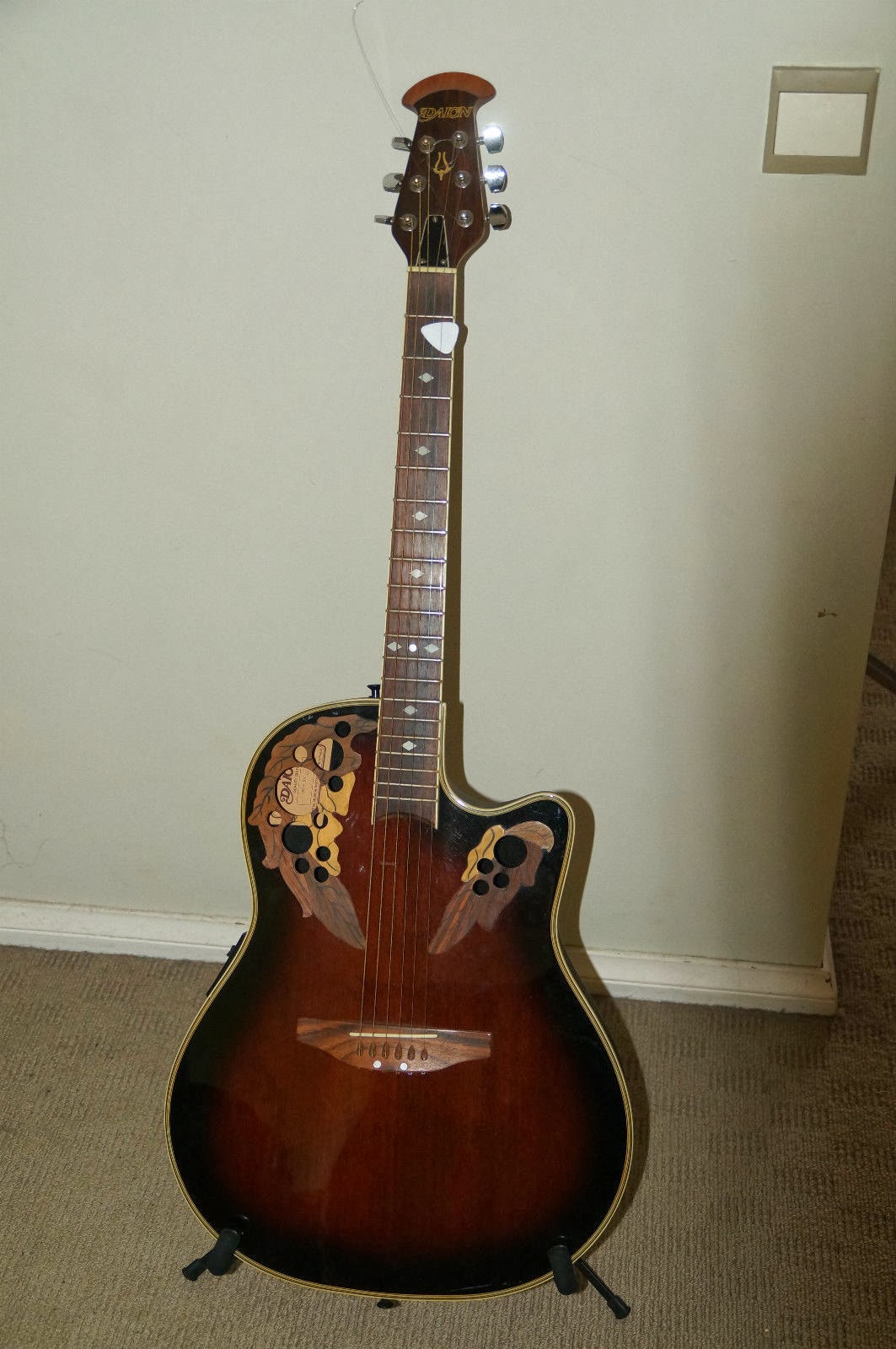 Daion Guitars Down Under Ovation Style Daion DV95 Electric Acoustic on