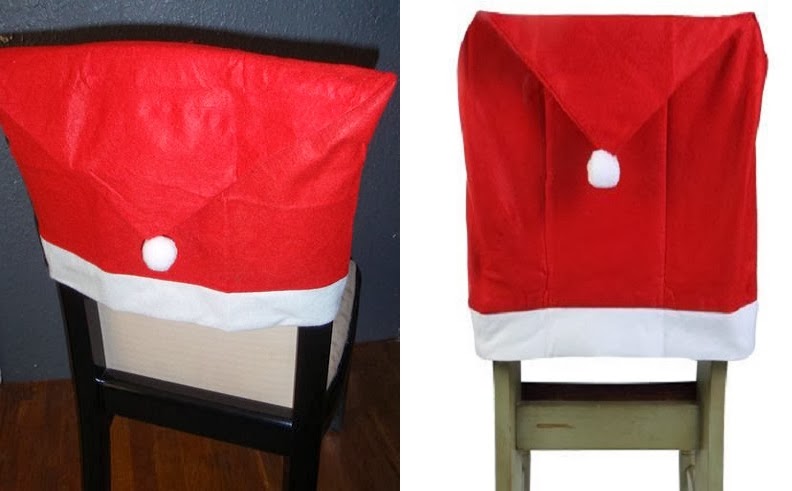 Blog jardin & maison: Housses de chaise pour noël