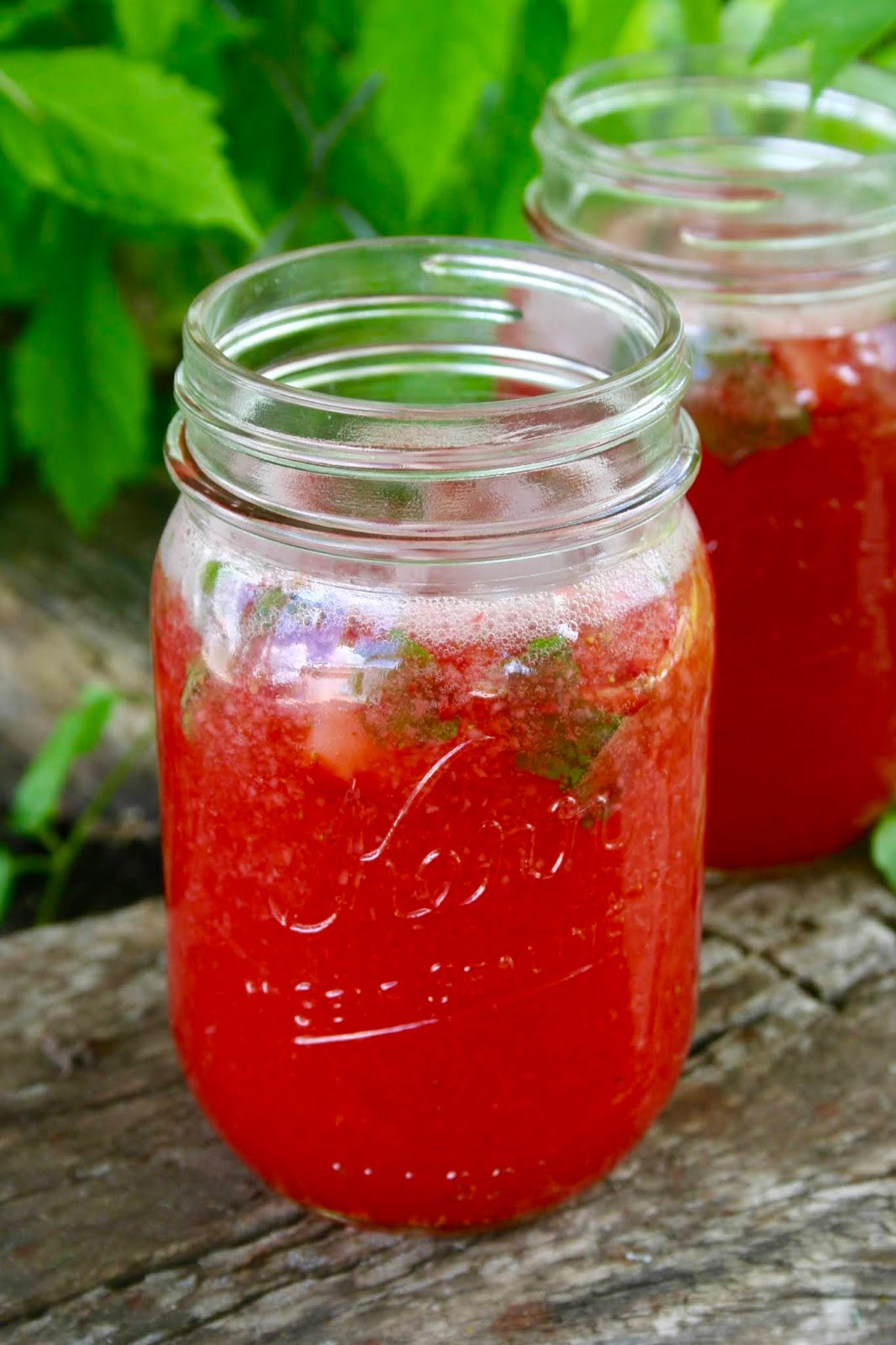 Strawberry, Mint & Lime Cooler